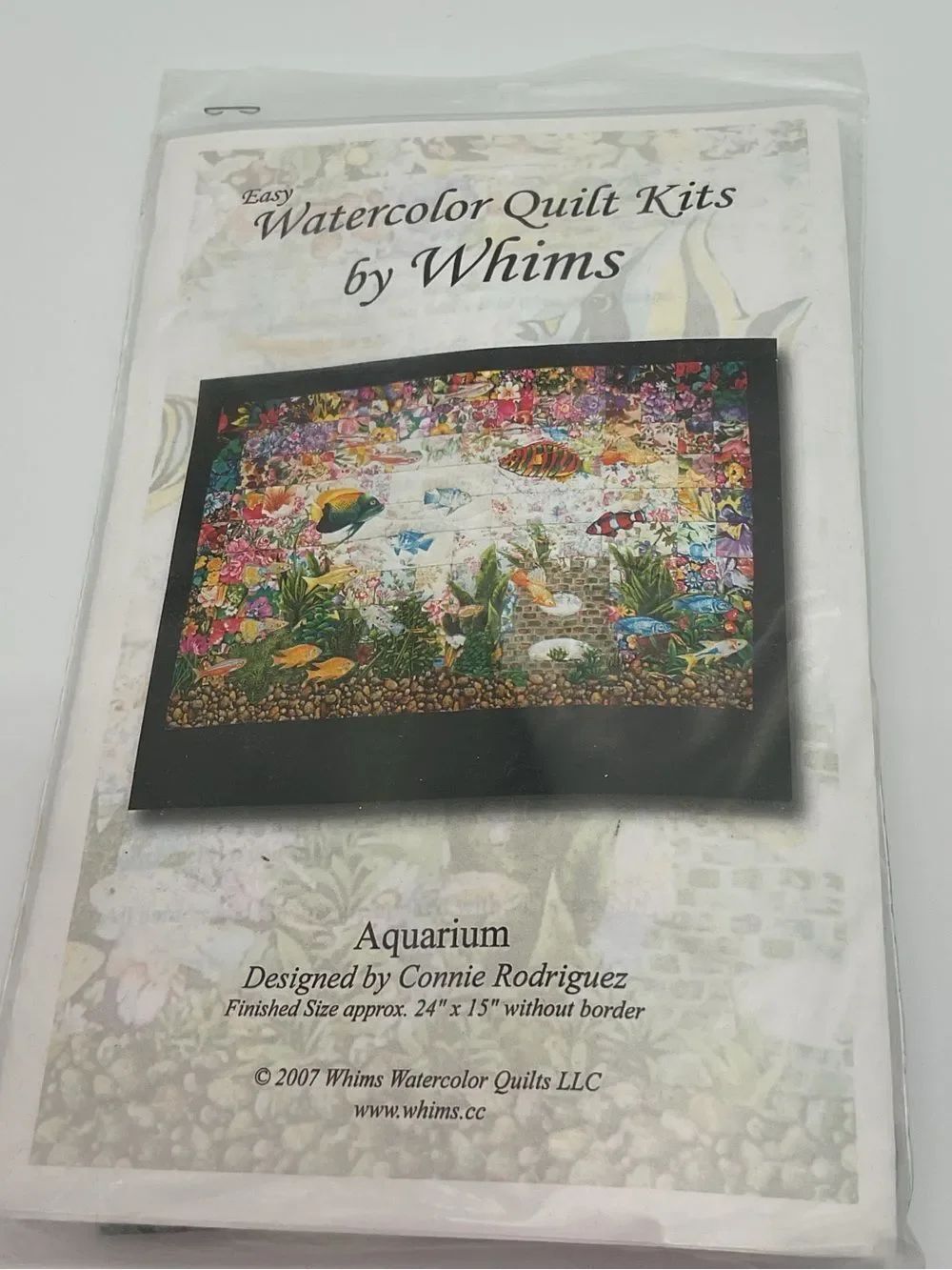 Whims Watercolor Quilt Kit - Aquarium - Multicolor
